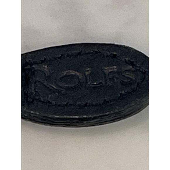 Rolfs Black Pebbled Leather Coin Purse Zip Wallet Key Ring Clutch Wristlet EUC - Picture 4 of 8